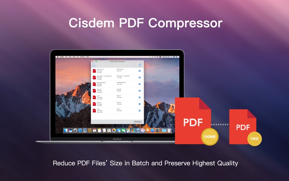 Cisdem PDF compressor 3.4.0 Crack for Mac DMG Download