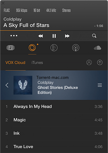 VOX Music Player Crack Mac OS