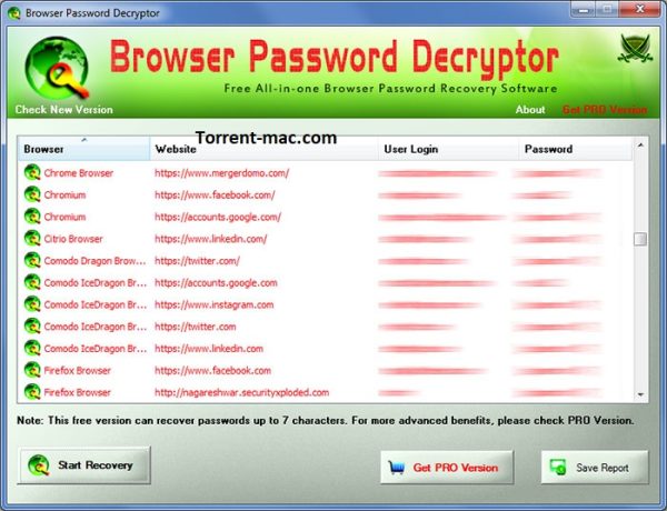 Browser Password Decryptor Crack Mac