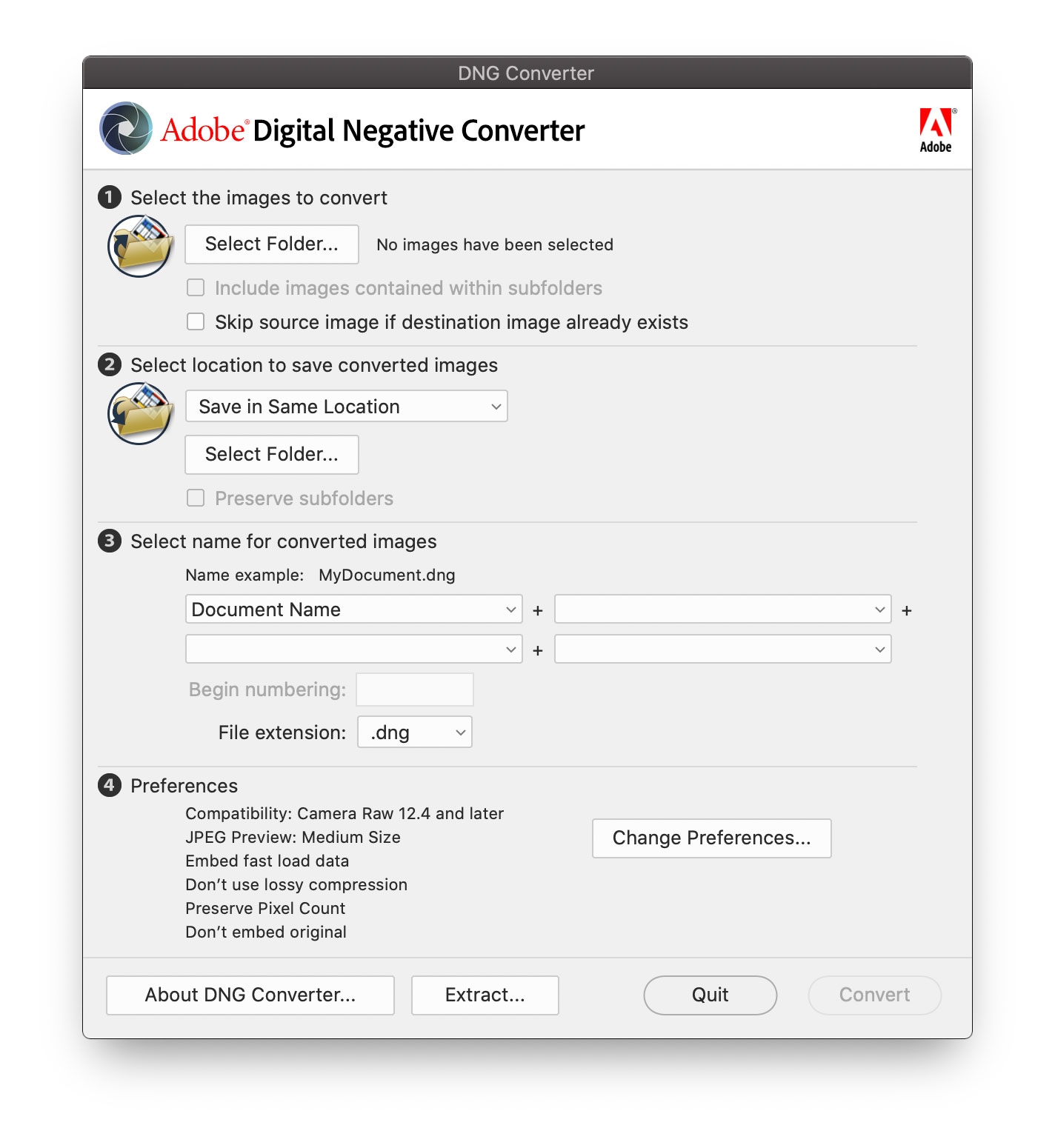 Adobe DNG Converter Crack Mac